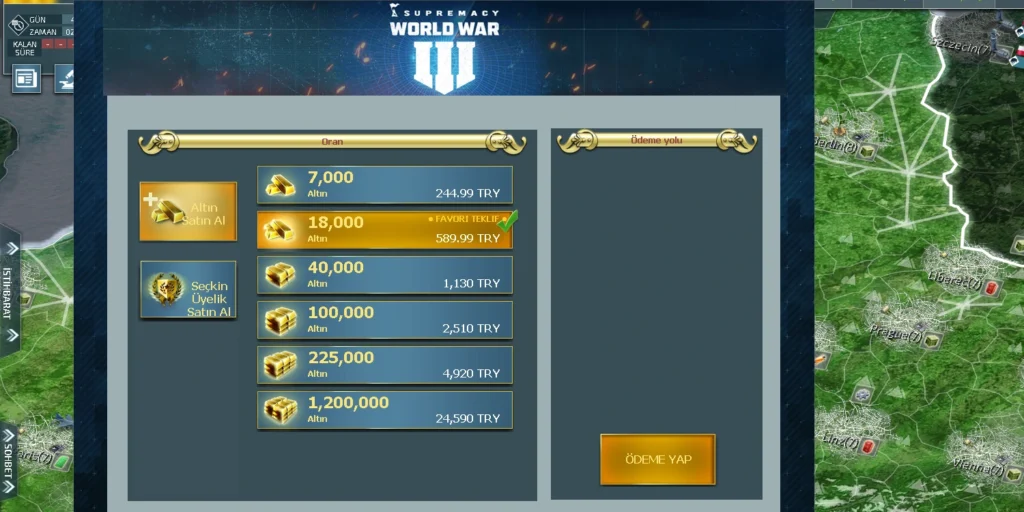 Sup World War 3 altın satın almak mantıklı mı?