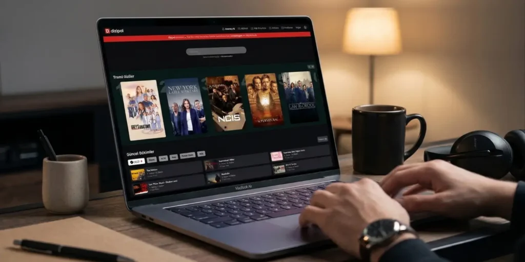 Dizipal giriş ekranı