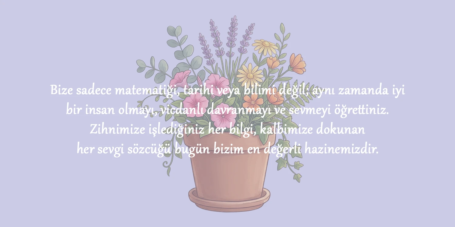 Öğretmenler günü reslimli mesajları