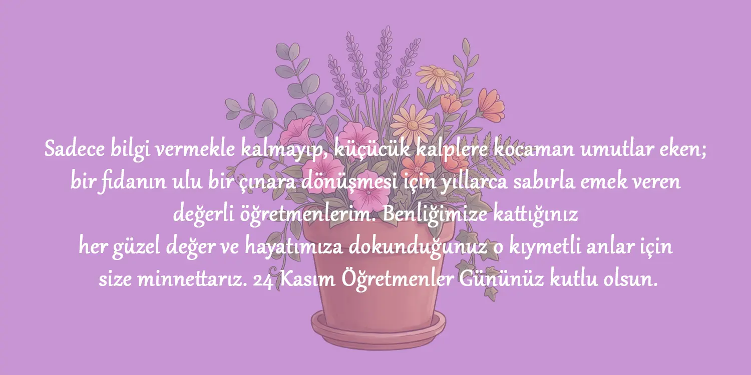 Öğretmenler günü reslimli mesajları