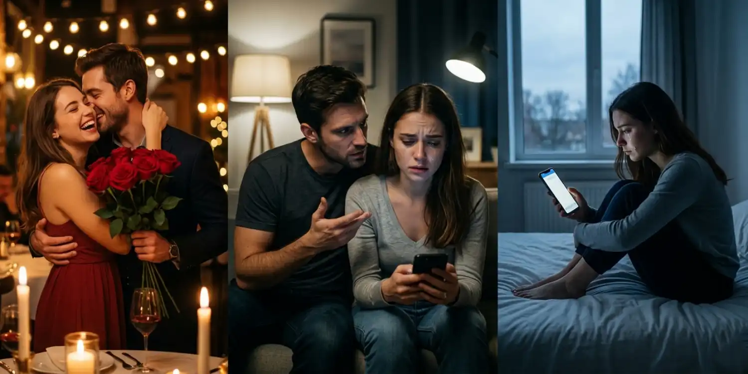 Love bombing, gaslighting, ghosting