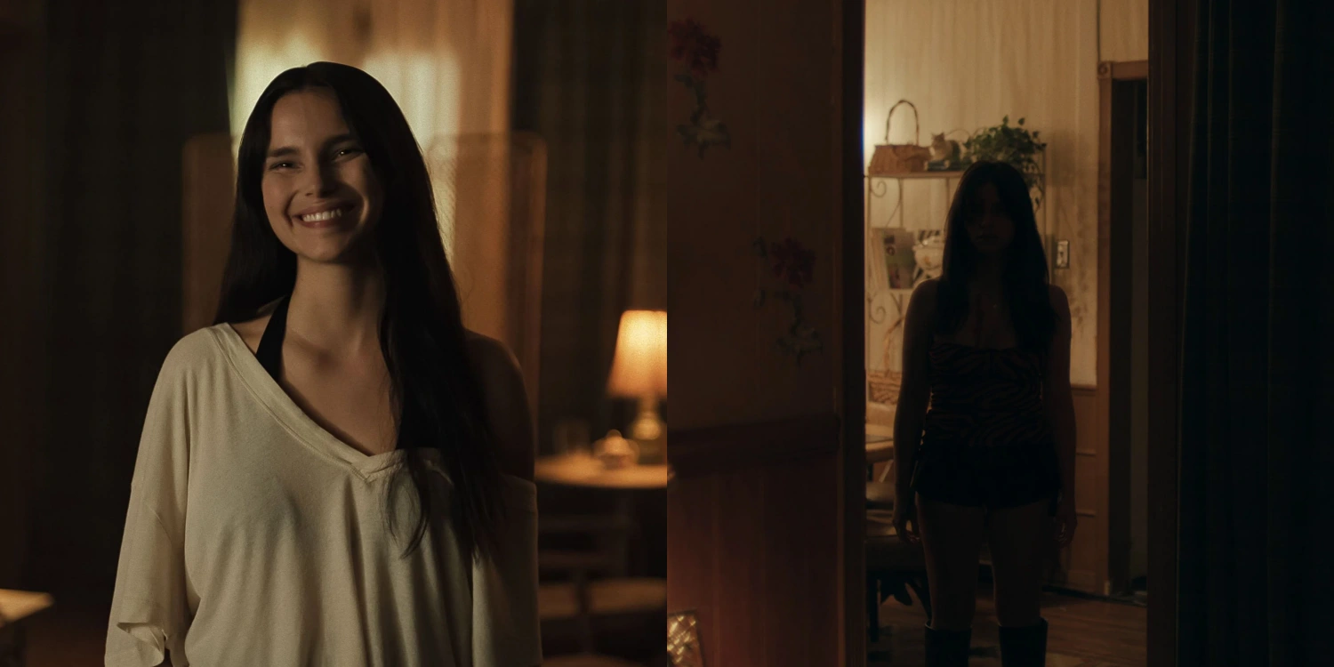 Obsession filmi ayakta bekleyen Nikki karakteri