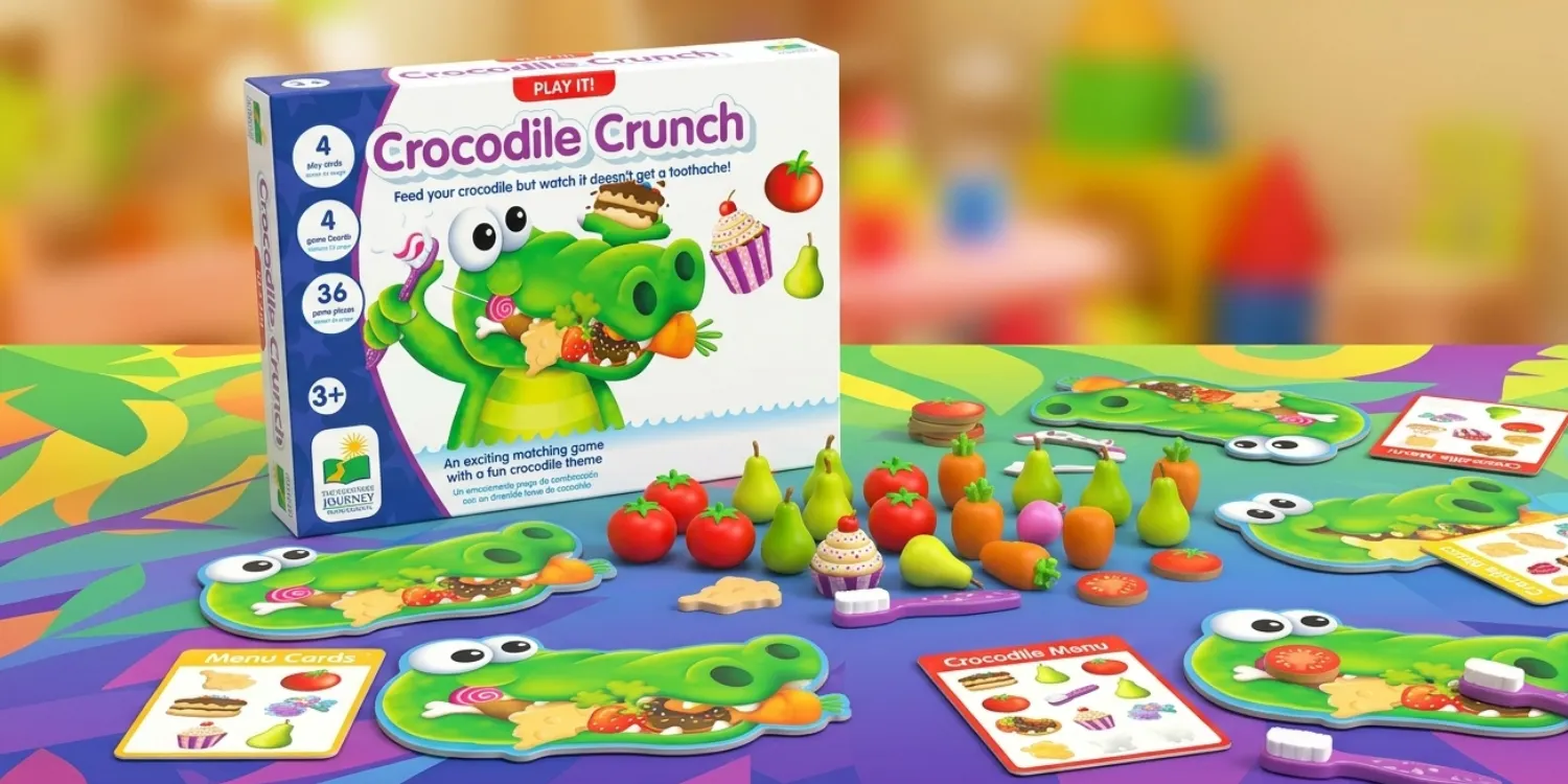 The Learning Journey Crocodile Crunch - Timsahı Doyuralım kutu oyunu